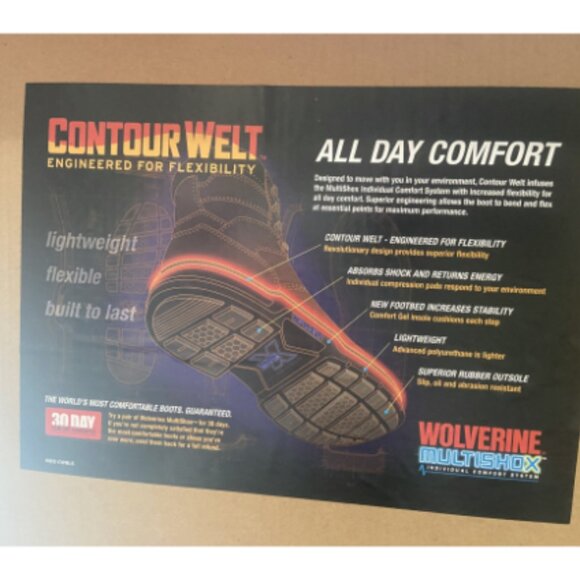 ✨✨Wolverine Corsair 8" Boots 11.5M NWT - Picture 2 of 4